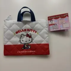 サンリオキャラクターズ レトロレッスンバッグ ミニキーホルダー ハローキティ