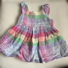 BABY GAP チェック柄 ワンピース 18-24ヶ月