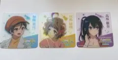 響け!ユーフォニアム　2025 コースター　高坂麗奈 川島緑輝 加藤葉月