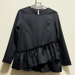 しまむら　PlechurCiel アシメフリルトップス