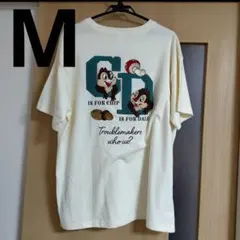 新品Disneyチップとデール半袖TシャツM　サガラ刺繍