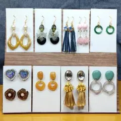 ②10セット　ハンドメイドピアスまとめ売り