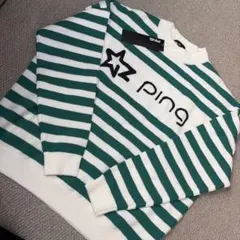 新品未使用タグ付PING APPARELニットレディース M 定価13200