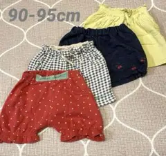 女の子　ハーフパンツ　夏服　まとめ売り　90-95cm