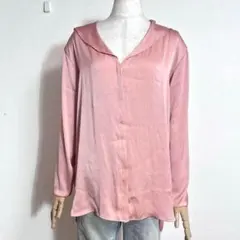 ♥️美品 ME&ME COUTURE セーラーカラー 比翼仕立て ブラウス Fのサムネイル