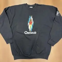 オルテガ　Ortega's 90's トレーナー　ブラック裏起毛　L 未使用