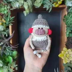 ソックモンキー　ハンドメイド　手作り　オーバーオール　ソックスモンキーのサムネイル