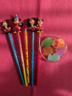 【平成当時物レア】東京ディズニーランド　鉛筆＆消しゴムセット