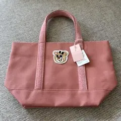 フェイラー　オールドテディ ワッペントートバッグ ピンク　小　トートバッグ