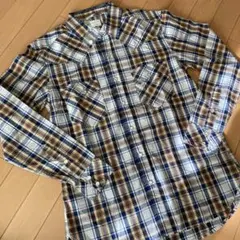 BACK NUMBERチェック柄 長袖シャツ Mサイズ【未使用】