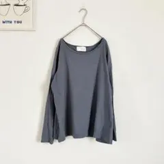 ノアールレーベル　Tシャツ　長袖　ロンT オーバーサイズ◎ 無地　カジュアルのサムネイル