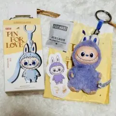 【？】LABUBU PIN FOR LOVE イニシャル ラブブ POPMART