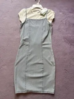 H&M デニムワンピース Tシャツセットアップ