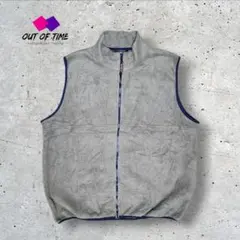 90s メキシコ製 L.L.Beanエルエルビーン フリースベスト無地 XL