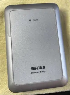 BUFFALO製 外付けハードディスク（bumper body） バッファロー、耐衝撃構造のポータブルHDD