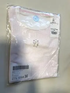 80サイズ ピンク チェック柄 シャツ肌着