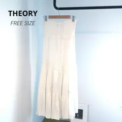 美品✨Theory CRUNCH リネン 2WAY ベアトップ ワンピ ロングのサムネイル