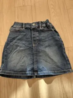 UNIQLO キッズ　デニムスカート 130サイズ