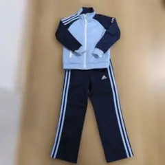 adidas ジャージセット ライトブルー/ネイビー