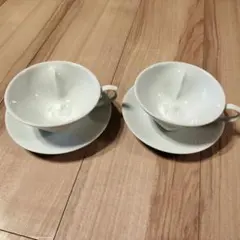 ディズニー　カップ＆ソーサー　ペア