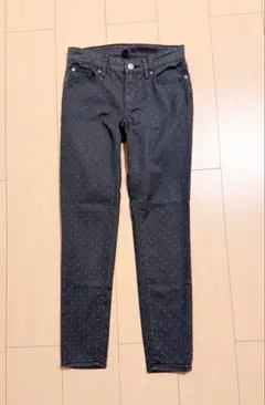 GAP 水玉 スキニーパンツ ドット柄 デニム