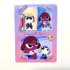 ケロロ軍曹 トレーディング クリアカード タママ ギロロ むにゅぐるみ パティオ
