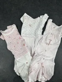 familiar ロンパース　50〜60cm 3点セット