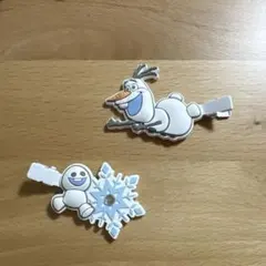 ヘアクリップ アナと雪の女王 オラフ スノーギース