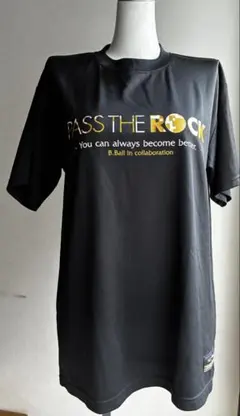 【歳末セール】PASS THE ROCK バスケTシャツ 黒 M