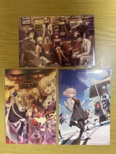 FGOフェス 周年 ビジュアル イラストカード 3枚セット