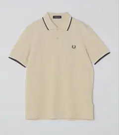 FRED PERRY ポロシャツ 半袖 ベージュ D36 - メルカリ