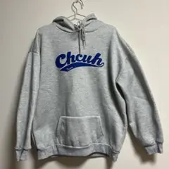 【Chcuh Team 】フード付きパーカー グレー