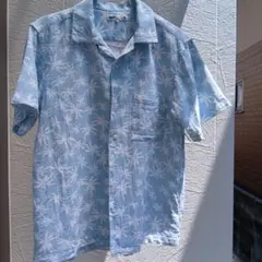 マイマイ様専用　SEVENDAYS=SUNDAY 半袖アロハシャツ 水色のサムネイル