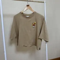 ポケモン イーブイ 半袖Tシャツ ベージュのサムネイル