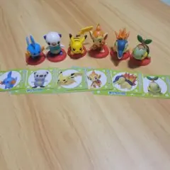 ポケモン　チョコエッグ　旅立ちの3匹　6種セット