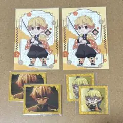 鬼滅の刃　我妻善逸　デフォルメポストカード　ぺたコレクション