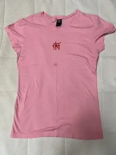 OM yoga center ヨガウェア 半袖 Tシャツ ピンク