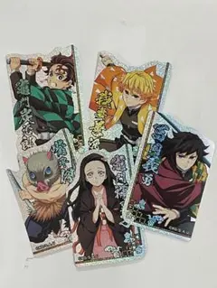 鬼滅の刃　キャラカットステッカーガム　炭治郎　義勇　善逸　伊之助　禰豆子