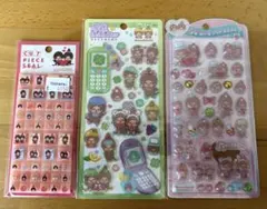 モンチッチ　シール　うるちゅる　はっぴーフォン　タイルシール　正規品