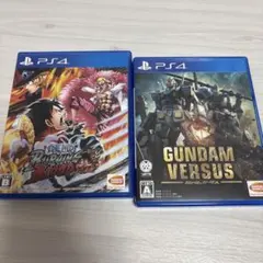 PS4 ソフト 2本セット ワンピース＆ガンダム