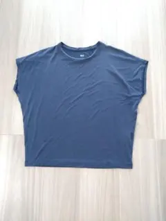 UNIQLO ドルマンTシャツ ネイビー Sサイズのサムネイル
