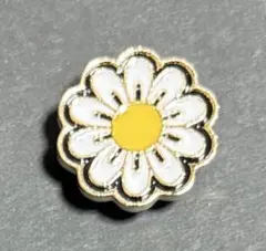 【新品未使用】クロックス対応 ジビッツ風シューチャーム お花　デイジー