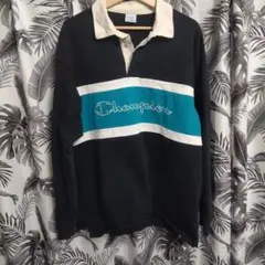 Champion XLARGE ロングスリーブポロシャツ L