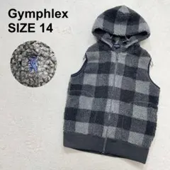 ジムフレックス　ボアジップフーデッドベスト　フリース　レイヤード　定番（9975