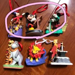 ディズニークリスマスオーナメント　ミッキー3体