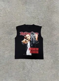 EMINEM REBORN ノースリーブ Tシャツ ブラック