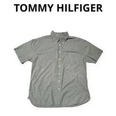 《ビッグサイズ》TOMMY HILFIGER 半袖チェックシャツ　XXL