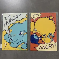 Angry Babyz ポストカード 2枚セット