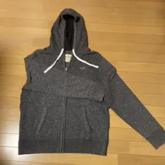 Hollister フルジップパーカー XL グレー