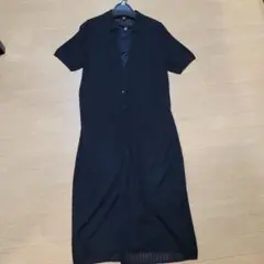 UNIQLOニットワンピース（キャミソール付き）ブラック L